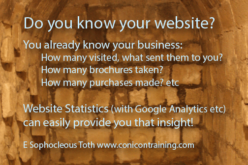 Quote: Do you know your website? By E. Sophocleous Toth